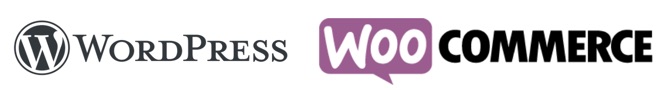 WordPress WooCommerce logos
